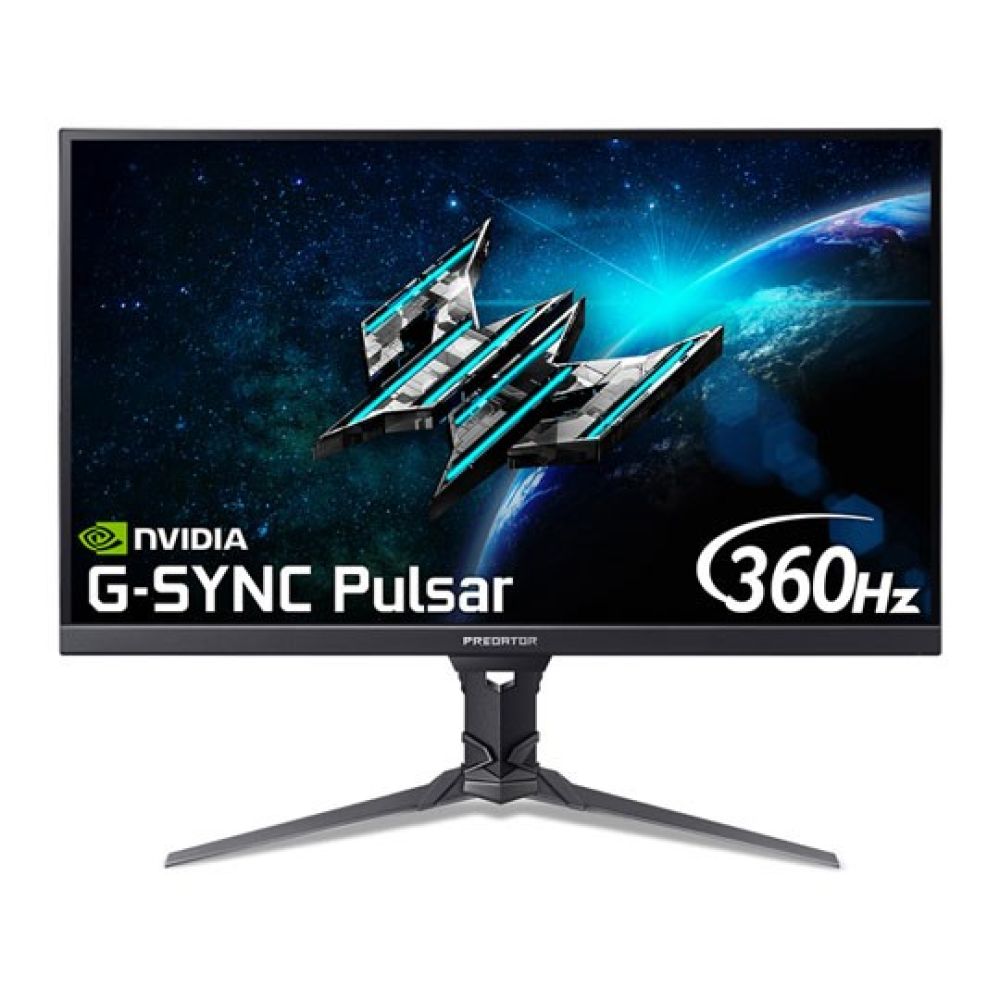 27" Acer Predator Gaming Monitor, IPS, 2560x1440, 360Hz, NVIDIA Pulsa