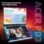 Acer PD193QE: 18.5" Dual Portable Monitor, Full HD, IPS, 100Hz