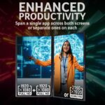 Acer PD193QE: 18.5" Dual Portable Monitor, Full HD, IPS, 100Hz