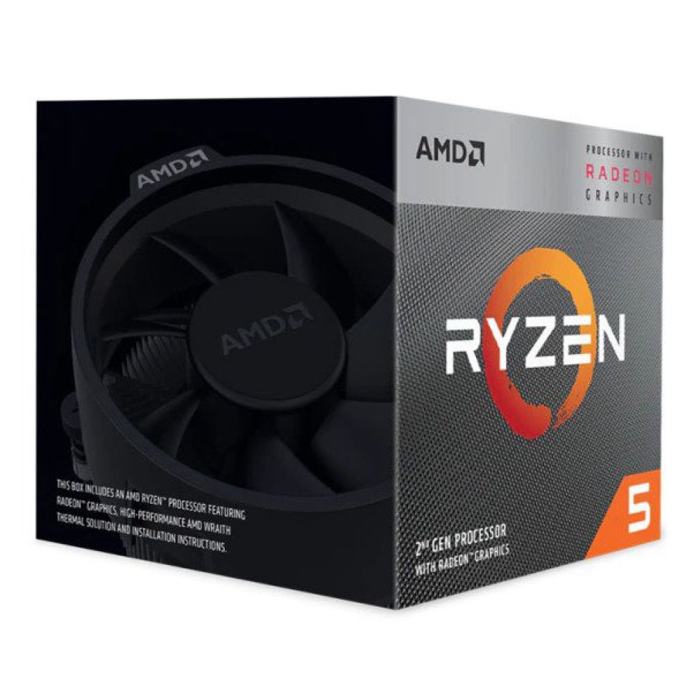 AMD Ryzen 5 3400G 3. 7 GHz Quad-Core Processor