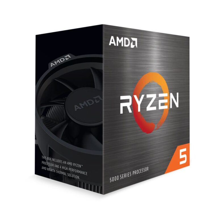 AMD Ryzen 5 5500 6-Core Processor, 3.6GHz-4.2GHz Boost, 65W, Wraith Stealth Cooler
