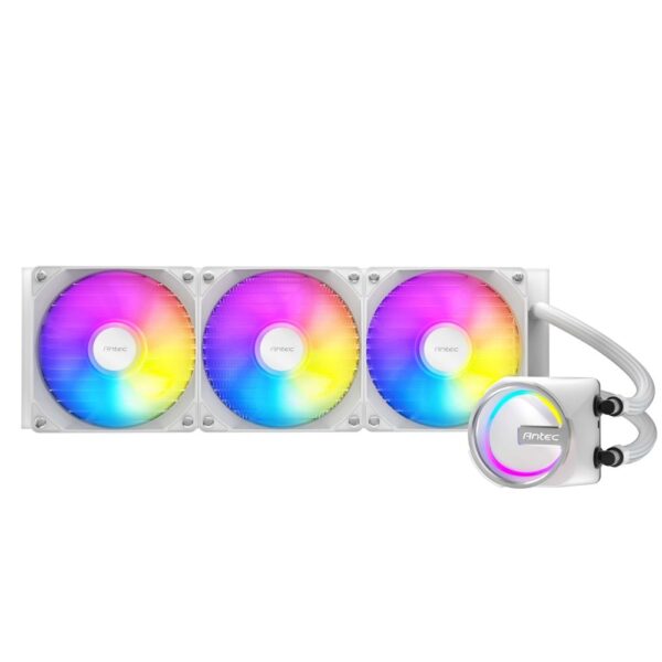 Antec 360ARGB Liquid CPU Cooler, White, 360mm Radiator