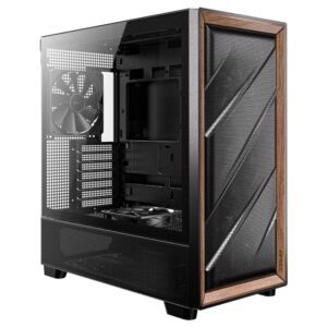 Antec FLUX Mid Tower PC Case with Tempered Glass and 5 PWM Fans