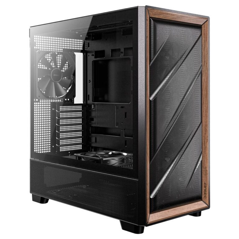 Antec FLUX Mid Tower PC Case with Tempered Glass and 5 PWM Fans