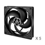 ARCTIC P14 Value Pack Fan 14 cm Black