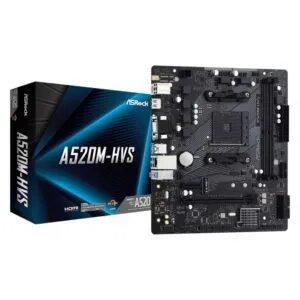 ASRock A520M-HVS Micro-ATX AMD AM4 Motherboard
