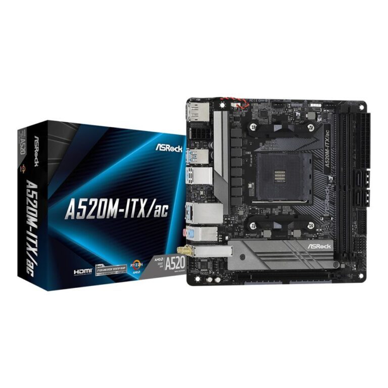 Asrock A520M-ITX/ac AM4 micro ATX