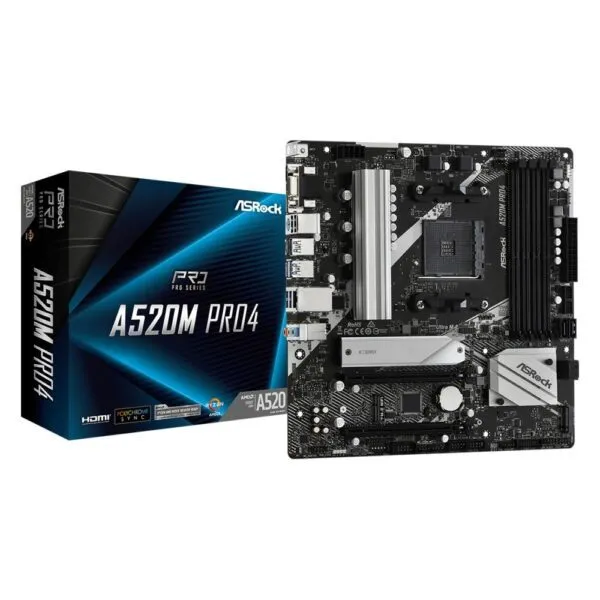 Asrock A520M PRO4 AM4 Micro ATX