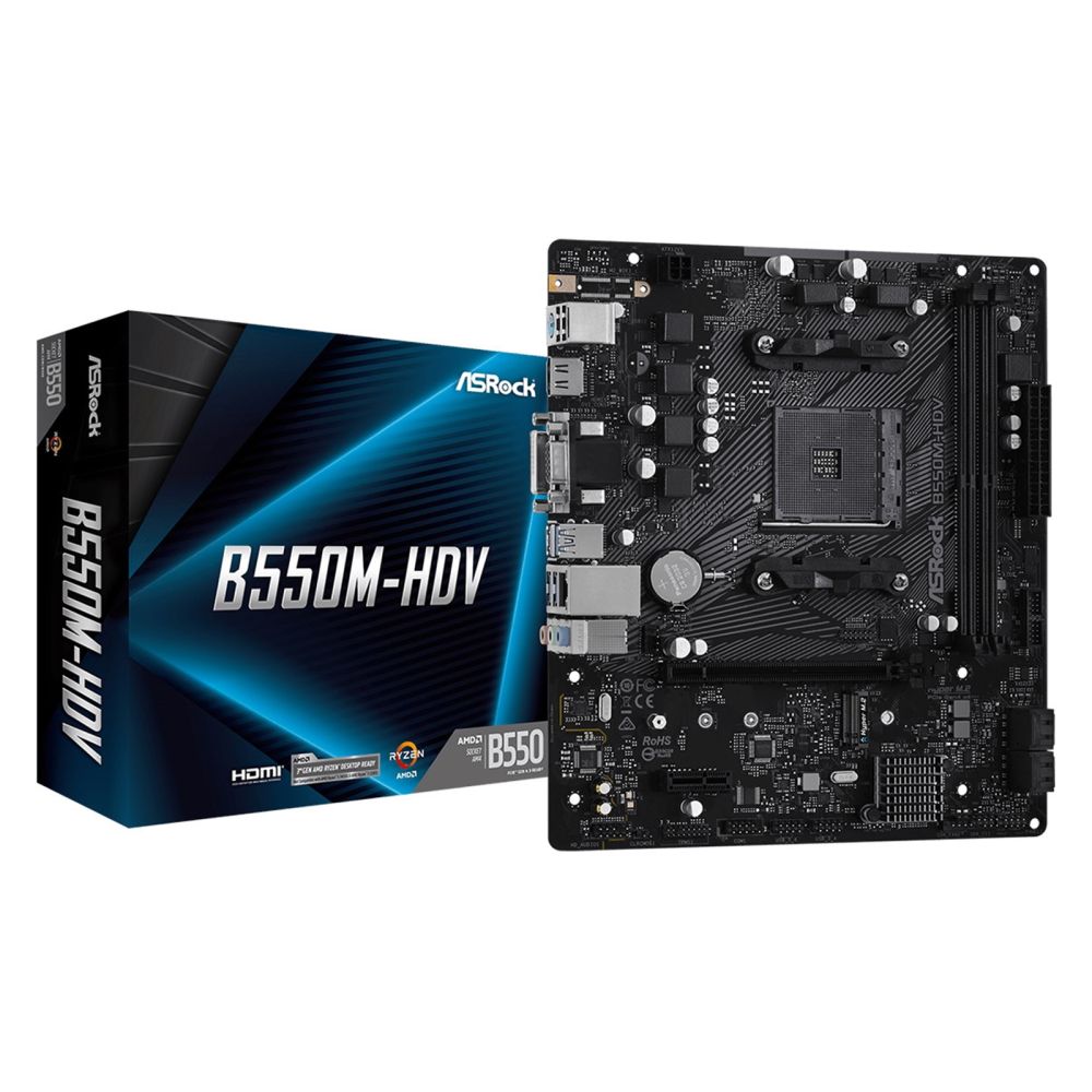 ASRock B550M-HDV Micro-ATX AMD Motherboard