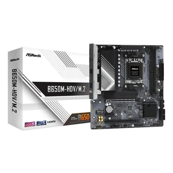 Asrock B650M-HDV AMD B650 AM5 micro ATX