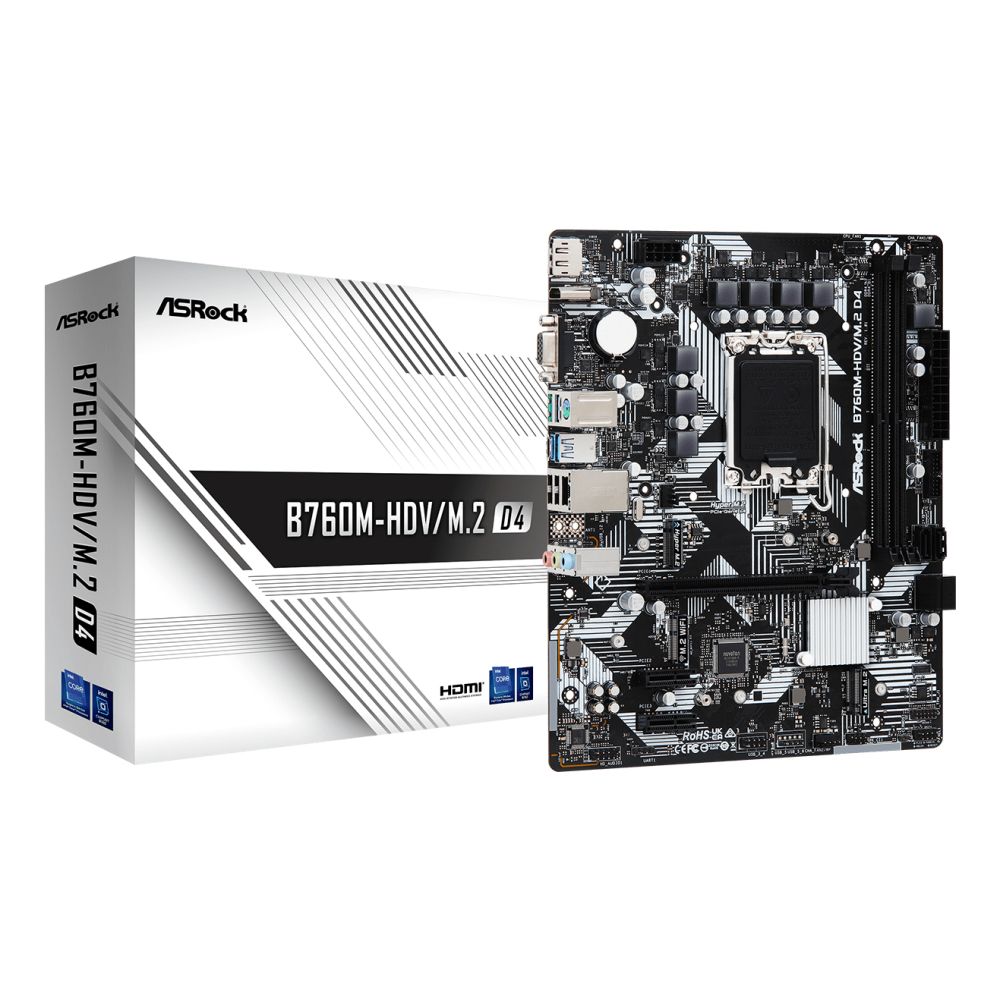 Asrock B760M-HDV/M.2 D4 Motherboard