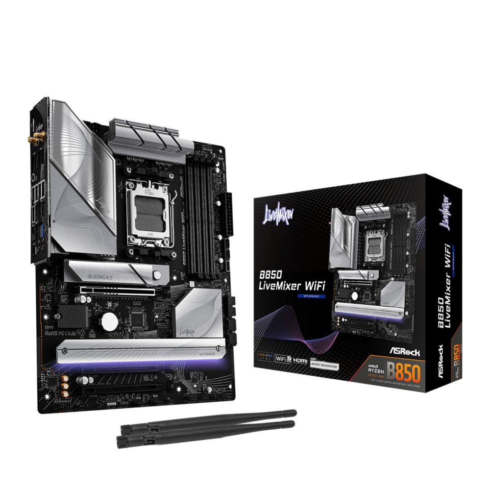 Asrock B850 LiveMixer WiFi AM5 ATX Motherboard