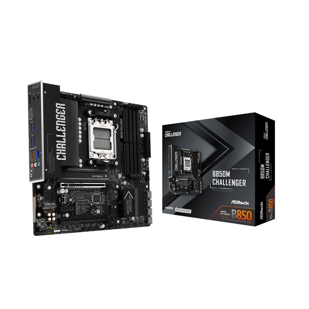 Asrock B850M AMD AM5 Motherboard, Micro-ATX, DDR5, M.2, 2.5GbE, HDMI Asrock B850M AMD AM5 Motherboard, Micro-ATX, DDR5, M.2, 2.5GbE, HDMI