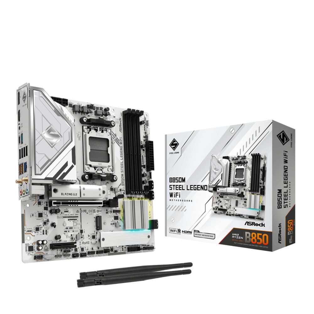 Asrock B850M Steel Legend WiFi AM5 micro ATX