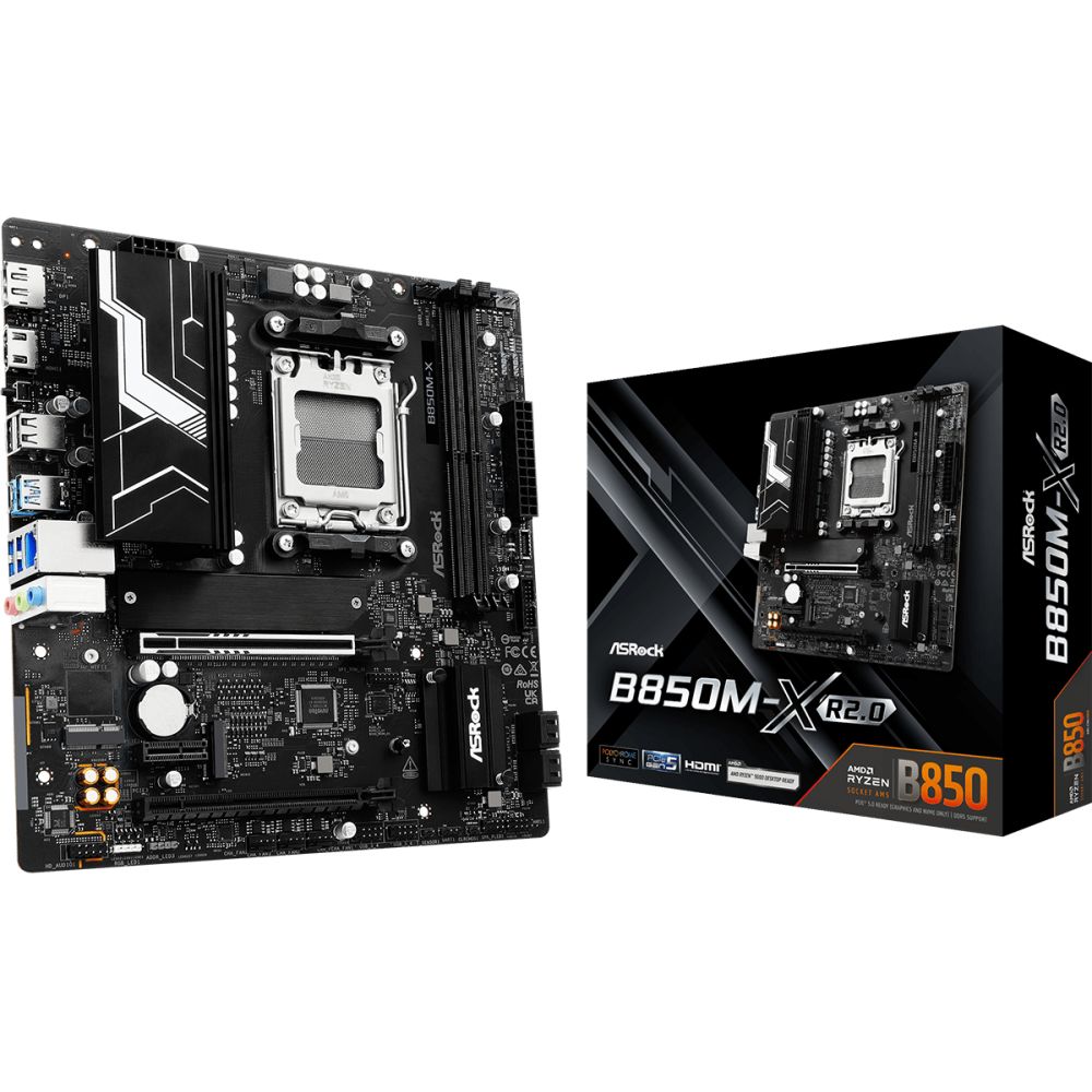 Asrock B850M-X R2.0 AMD B850 micro ATX motherboard