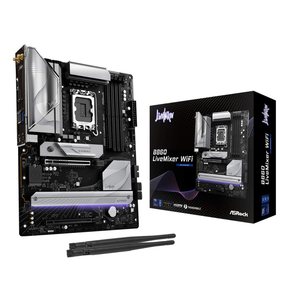 Asrock B860 LiveMixer WiFi ATX Motherboard