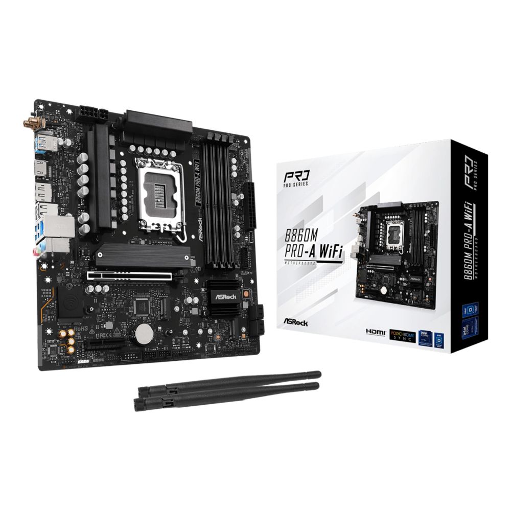 Asrock B860M Pro-A WiFi micro ATX motherboard