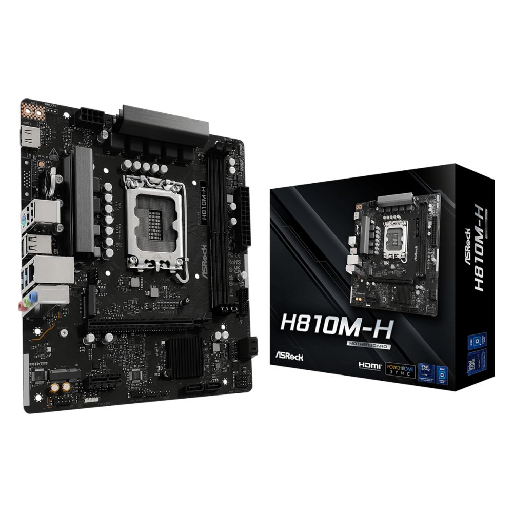 Asrock H810M-H Intel H810 micro ATX motherboard