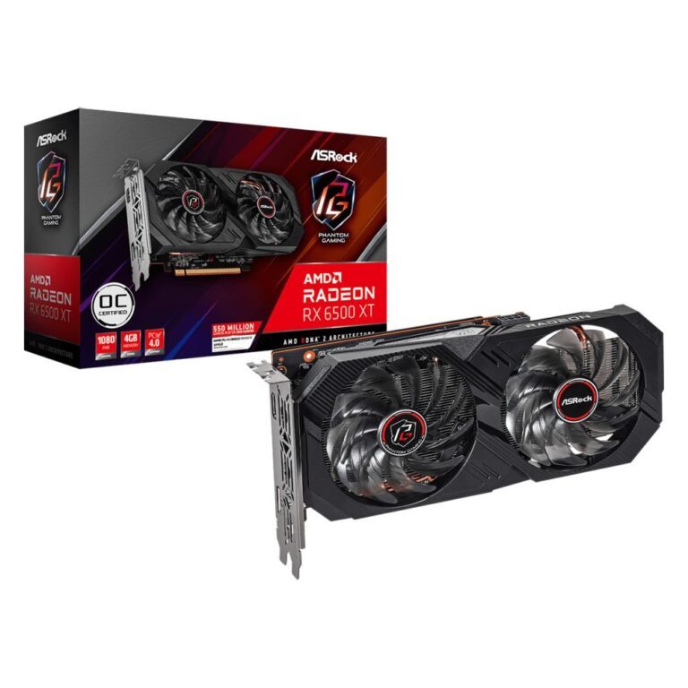Asrock Phantom Gaming RX 6500 XT 4GB OC