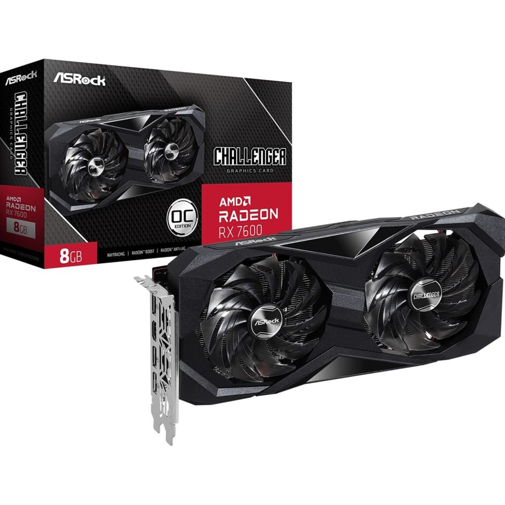 ASRock Radeon RX 7600 Challenger 8GB Graphics Card