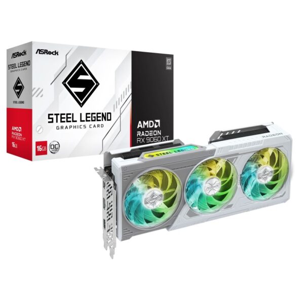 Asrock RX 9060 XT Steel Legend OC 8GB Graphics Card
