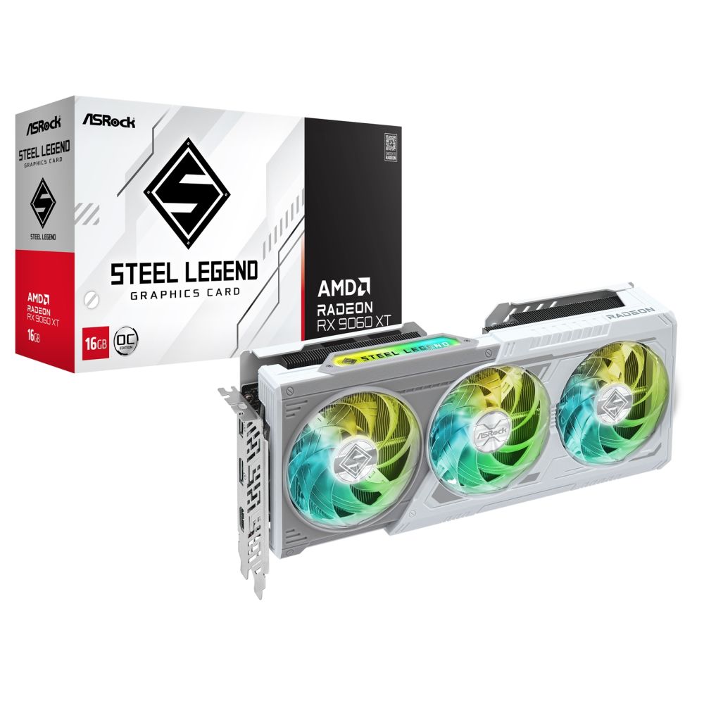 Asrock RX 9060 XT Steel Legend OC 8GB Graphics Card