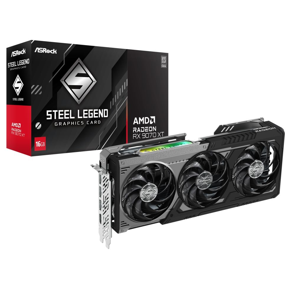 Asrock RX 9070 XT Steel Legend Graphics Card