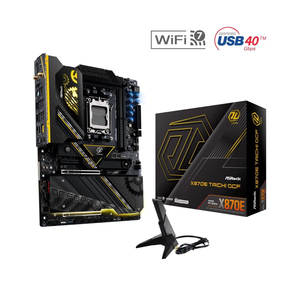 ASRock X870E TAICHI AMD AM5 ATX Motherboard ASRock X870E TAICHI AMD AM5 ATX Motherboard