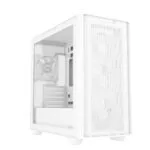ASUS A21 PLUS White Micro-ATX Case (Tempered Glass, 4x ARGB Fans)