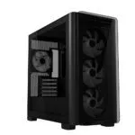 ASUS A23 PLUS Black Micro-ATX Case (Tempered Glass, 4x ARGB Fans)