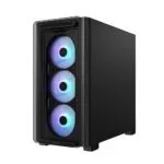 ASUS A23 PLUS Black Micro-ATX Case (Tempered Glass, 4x ARGB Fans)