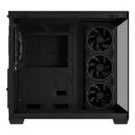 ASUS A32 PLUS Black ATX Dual-Chamber Case (Tempered Glass, USB-C, 4x ARGB Fans)