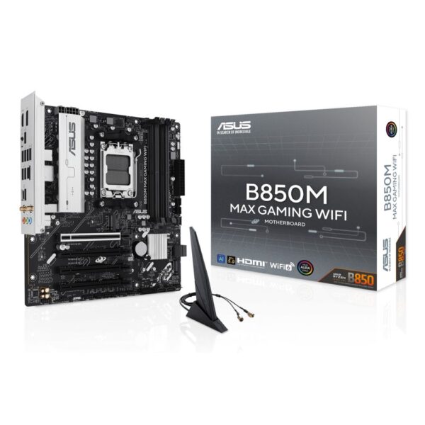 ASUS B850M MAX GAMING WIFI AM5 micro ATX