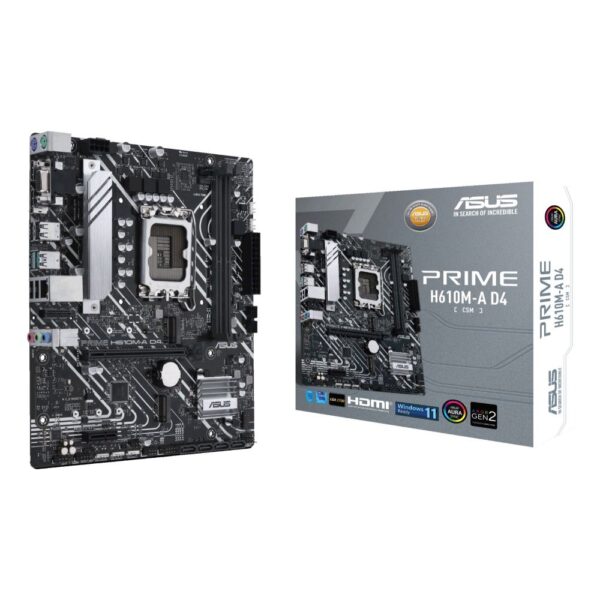 ASUS H610M-A D4-CSM Micro ATX Motherboard