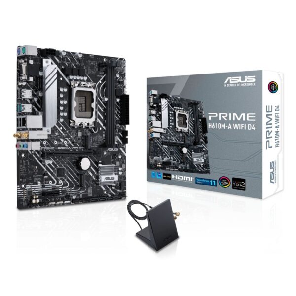 ASUS H610M-A WIFI D4 Micro ATX Motherboard