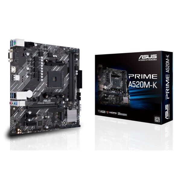 ASUS PRIME A520M-K AMD A520 Micro ATX Motherboard