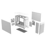 ASUS PRIME AP201 White Mini Tower Case