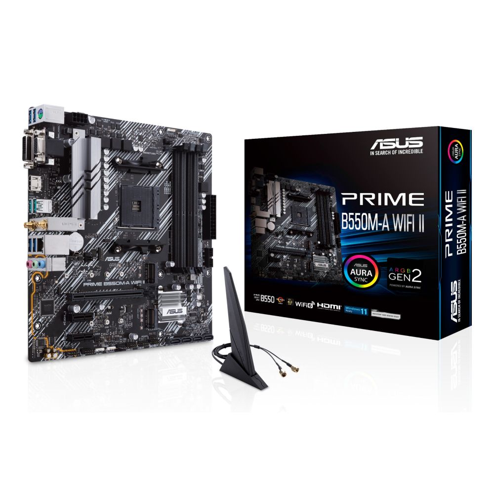 ASUS PRIME B550M-A WIFI II micro ATX motherboard