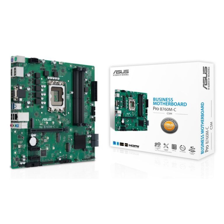 ASUS PRO B760M micro ATX motherboard