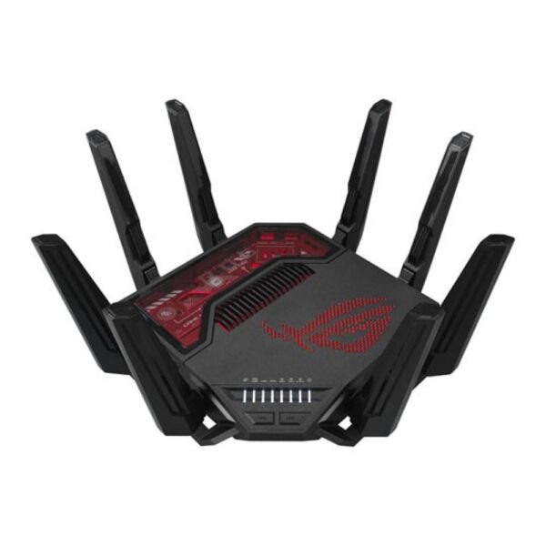 ASUS ROG Rapture GT-BE19000 WiFi 7 Router, 2. 6GHz CPU, 2GB RAM, 8x Antennas, Tri