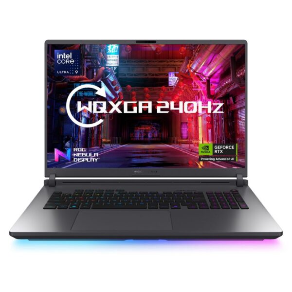 ASUS ROG Strix G18 Gaming Laptop - 18" WQXGA, Intel Core Ultra 9, RTX 5070, 32GB RAM, 1TB SSD