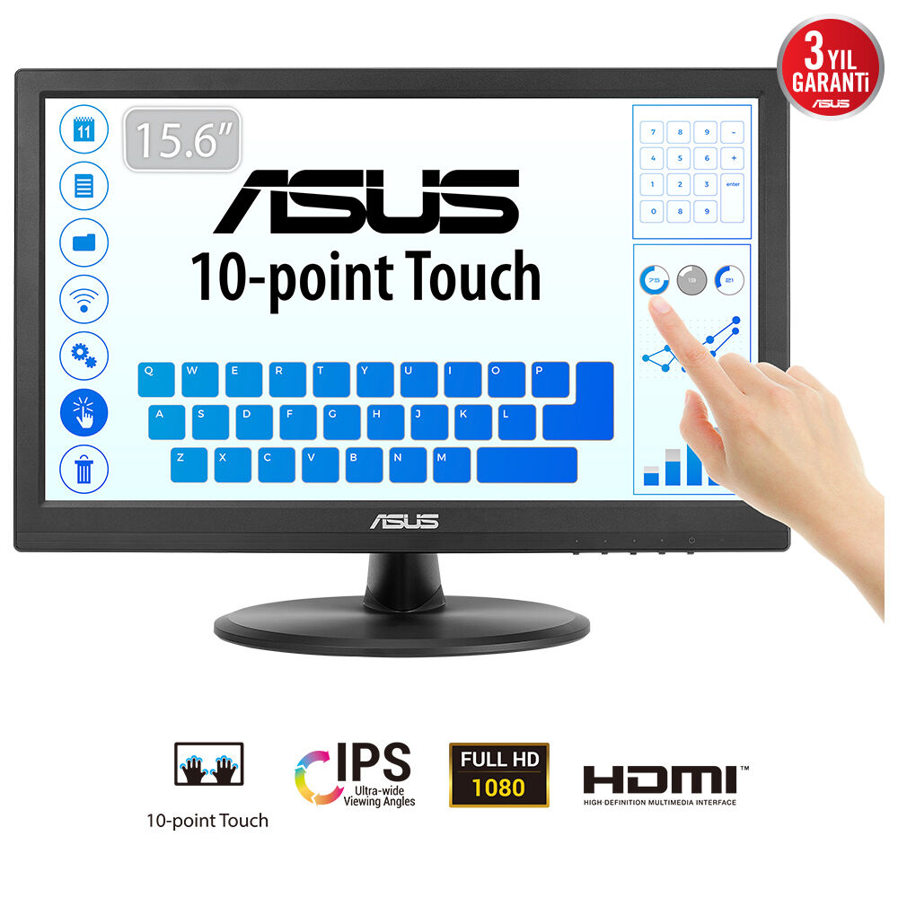ASUS Touch VT169HE 15.6" Full HD Monitor