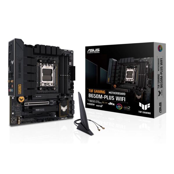 ASUS TUF GAMING B650M-PLUS WIFI AMD B650 AM5 micro ATX motherboard