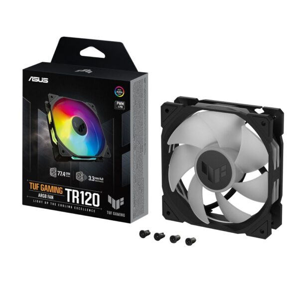 ASUS TUF Gaming TR120 ARGB Fan - Black