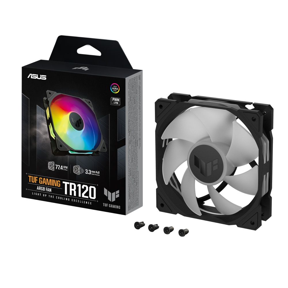 ASUS TUF Gaming TR120 ARGB Fan - Black