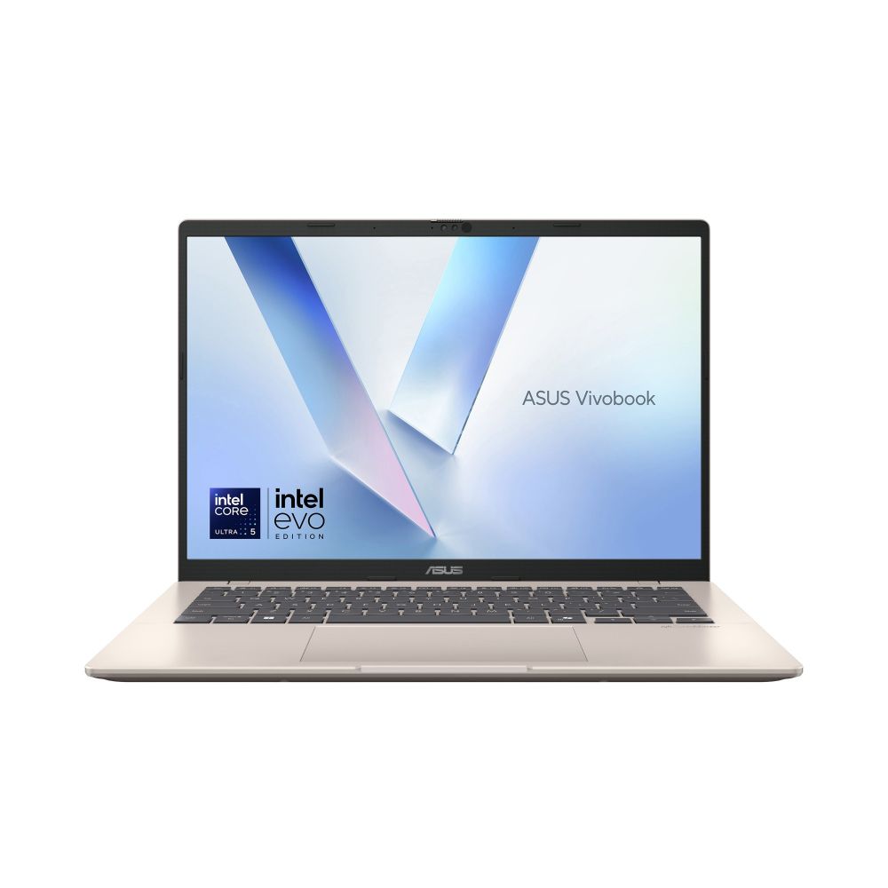 ASUS Vivobook 14 X1407CA Intel Core Ultra 5 225H Laptop 35. 6 cm (14") WUXGA 16 GB DDR5-SDRAM 512 GB SSD Wi-Fi 6 (802. 11ax) Windows 11 Home Gold