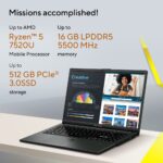 ASUS Vivobook Go 15: Ryzen 3, 8GB RAM, 512GB SSD, Full HD, Windows 11