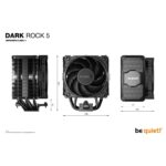 be quiet! DARK ROCK 5 CPU Cooler 12cm Black