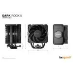 be quiet! DARK ROCK 5 CPU Cooler 12cm Black