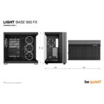 be quiet! LIGHT BASE 900 FX Black Tower